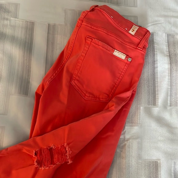 7 for all mankind Denim orange - Picture 1 of 10